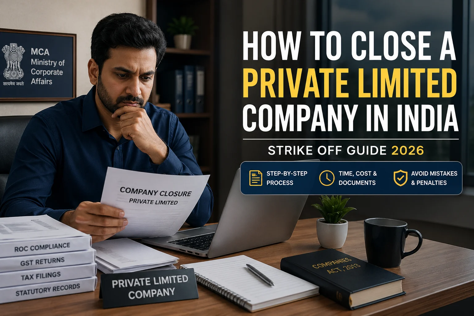  How to Close a Private Limited Company in India (Strike Off Guide 2026)