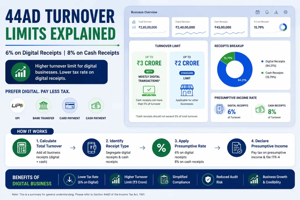44ad turnover limit for ay 2026 27