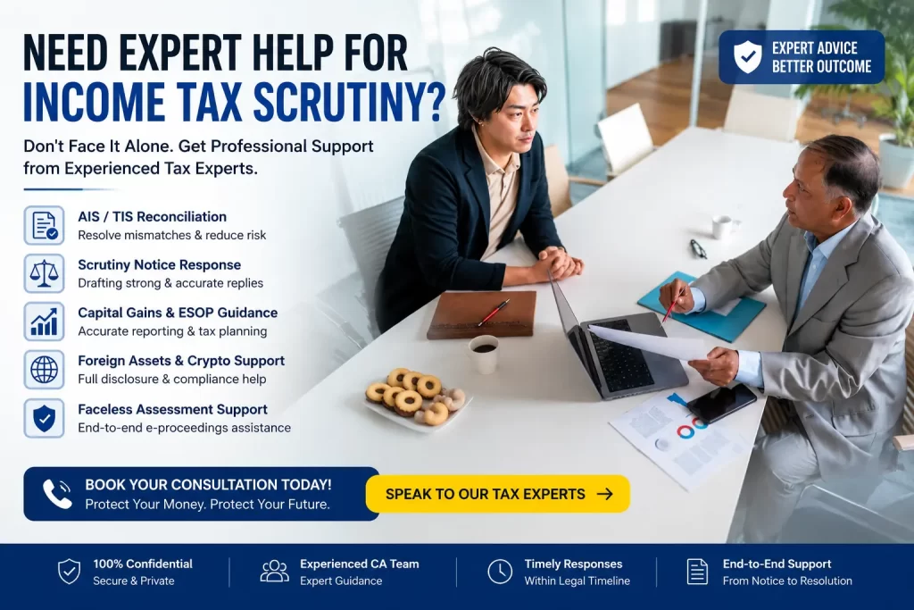 scrutiny notice of income tax