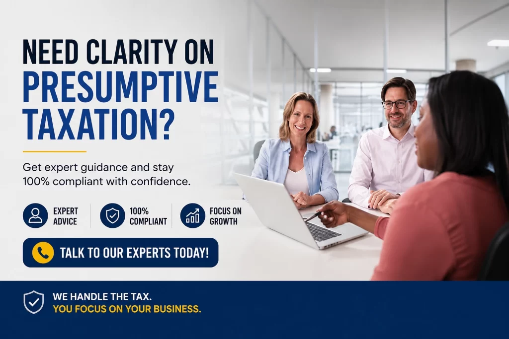 Income tax Presumptive Taxation Scheme