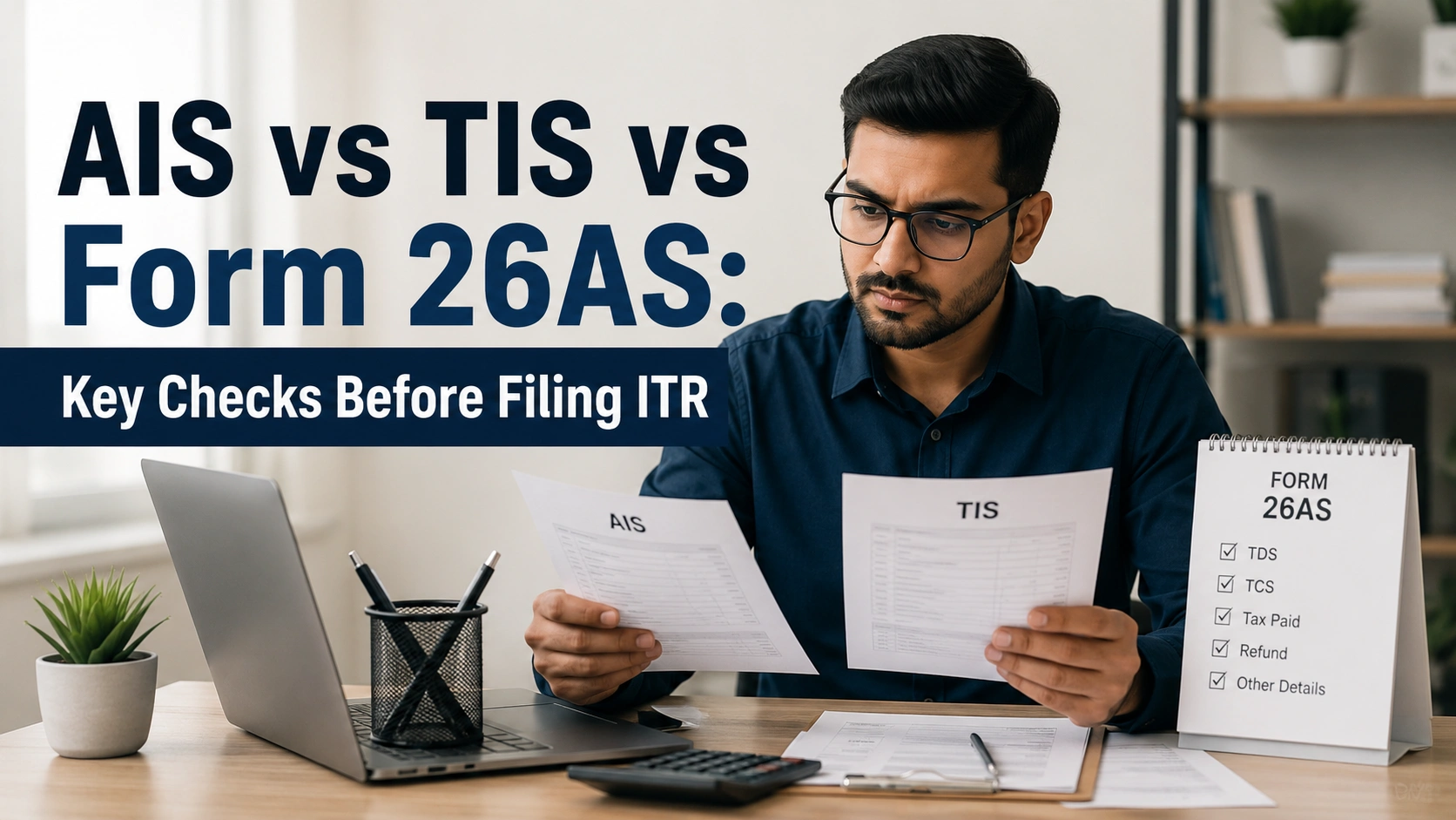 AIS vs TIS vs Form 26AS: Key Checks Before Filing ITR