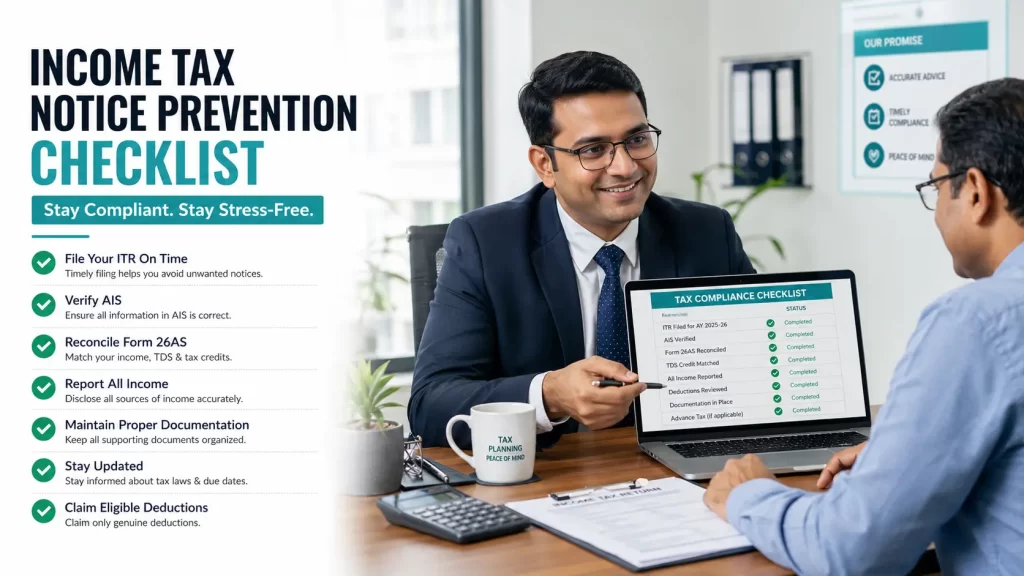 Income Tax Notice Prevention Checklist