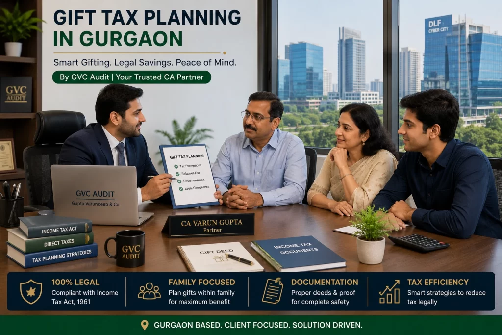 gift tax planig in gurgaon