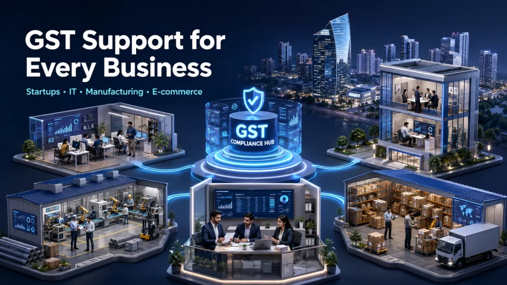 GST support for startups and businesses in Gurgaon