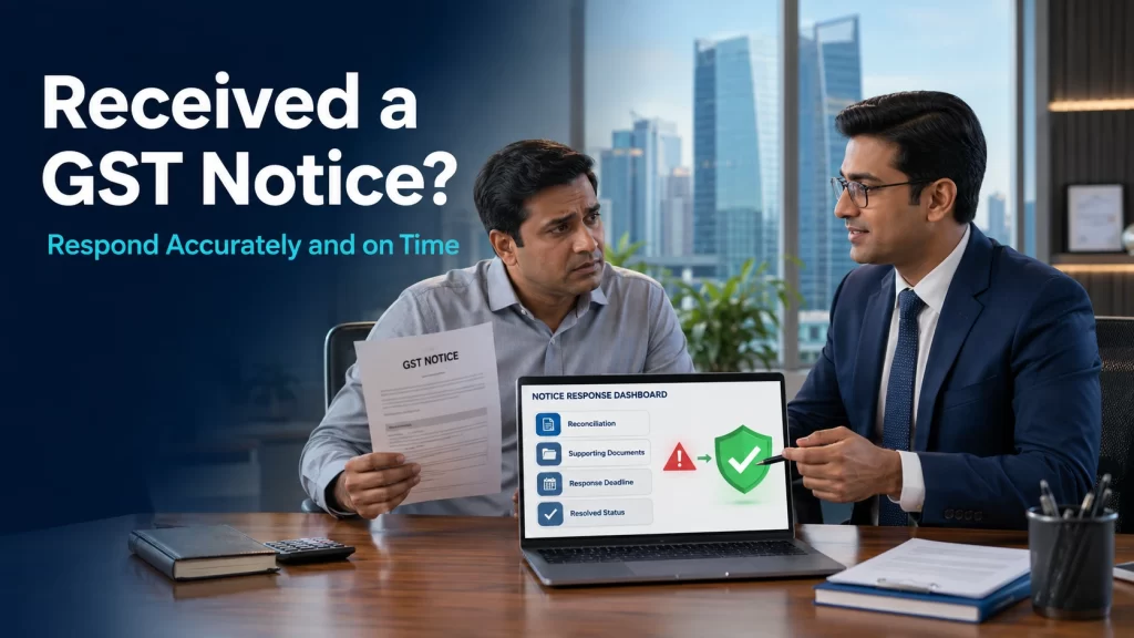 GST notice consultant in Gurgaon helping a business owner