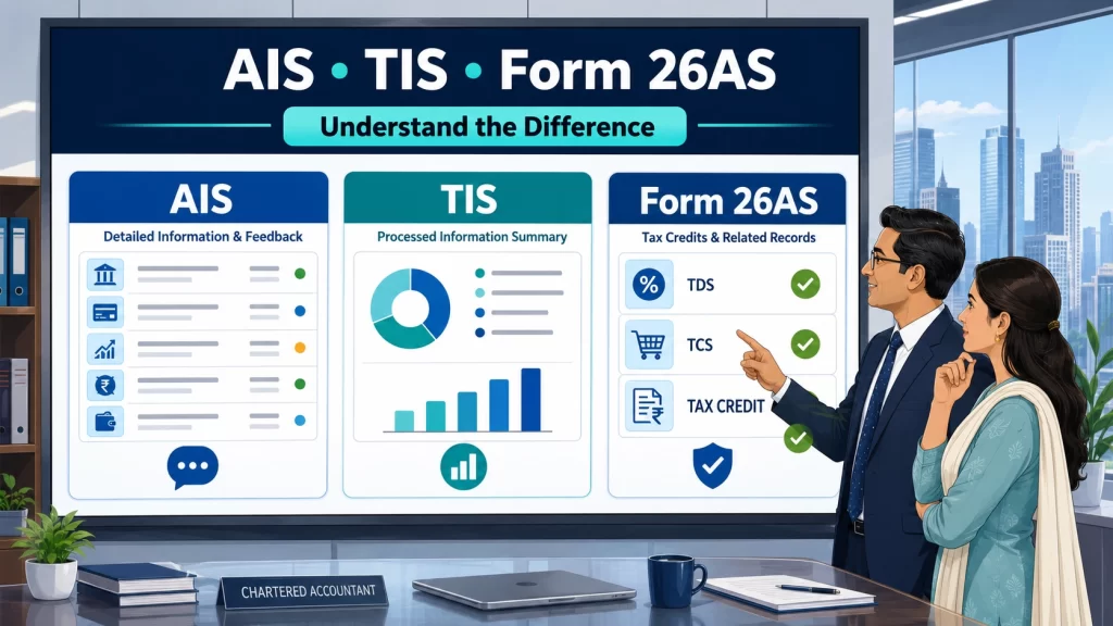 AIS vs TIS vs Form 26AS.