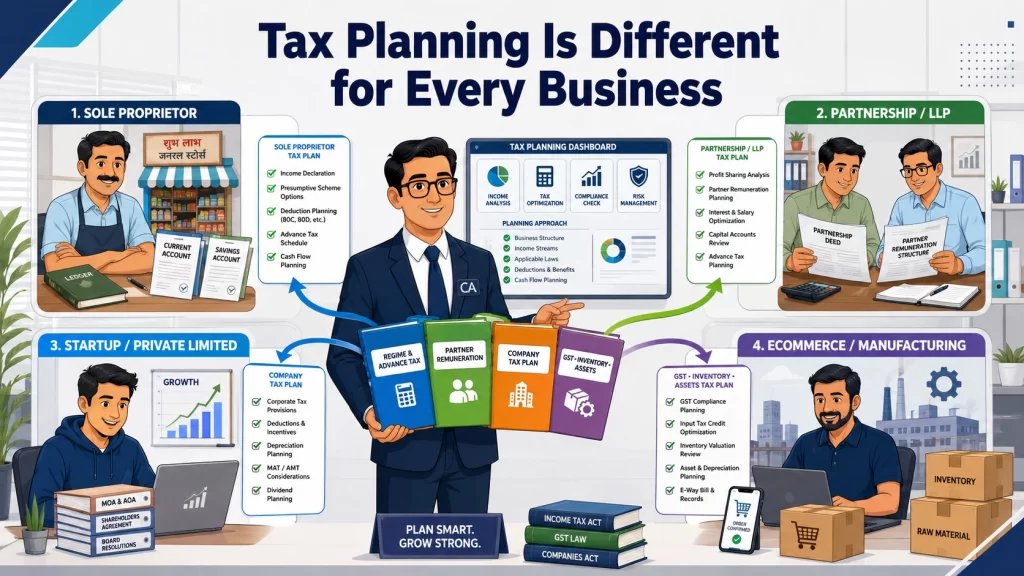 tax planning is different for every business