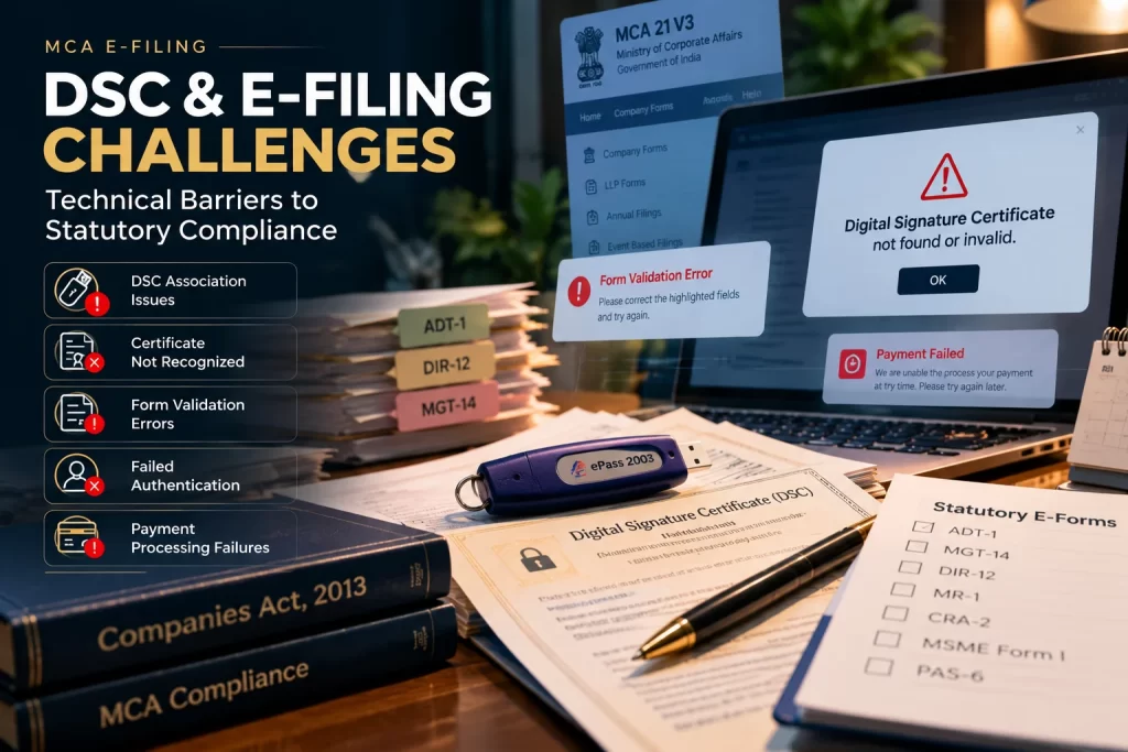 DSC and E-filing