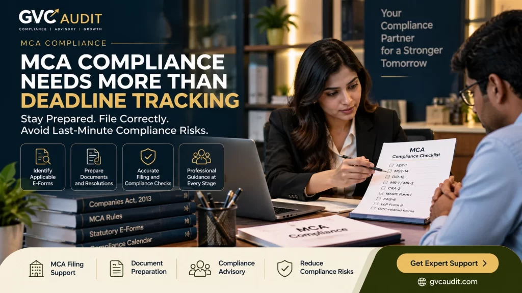 How GVC Audit Can Help Businesses with MCA Compliance