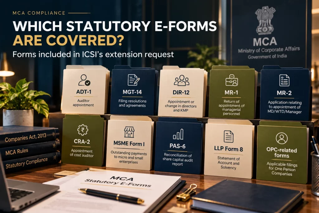 Statutory e-forms