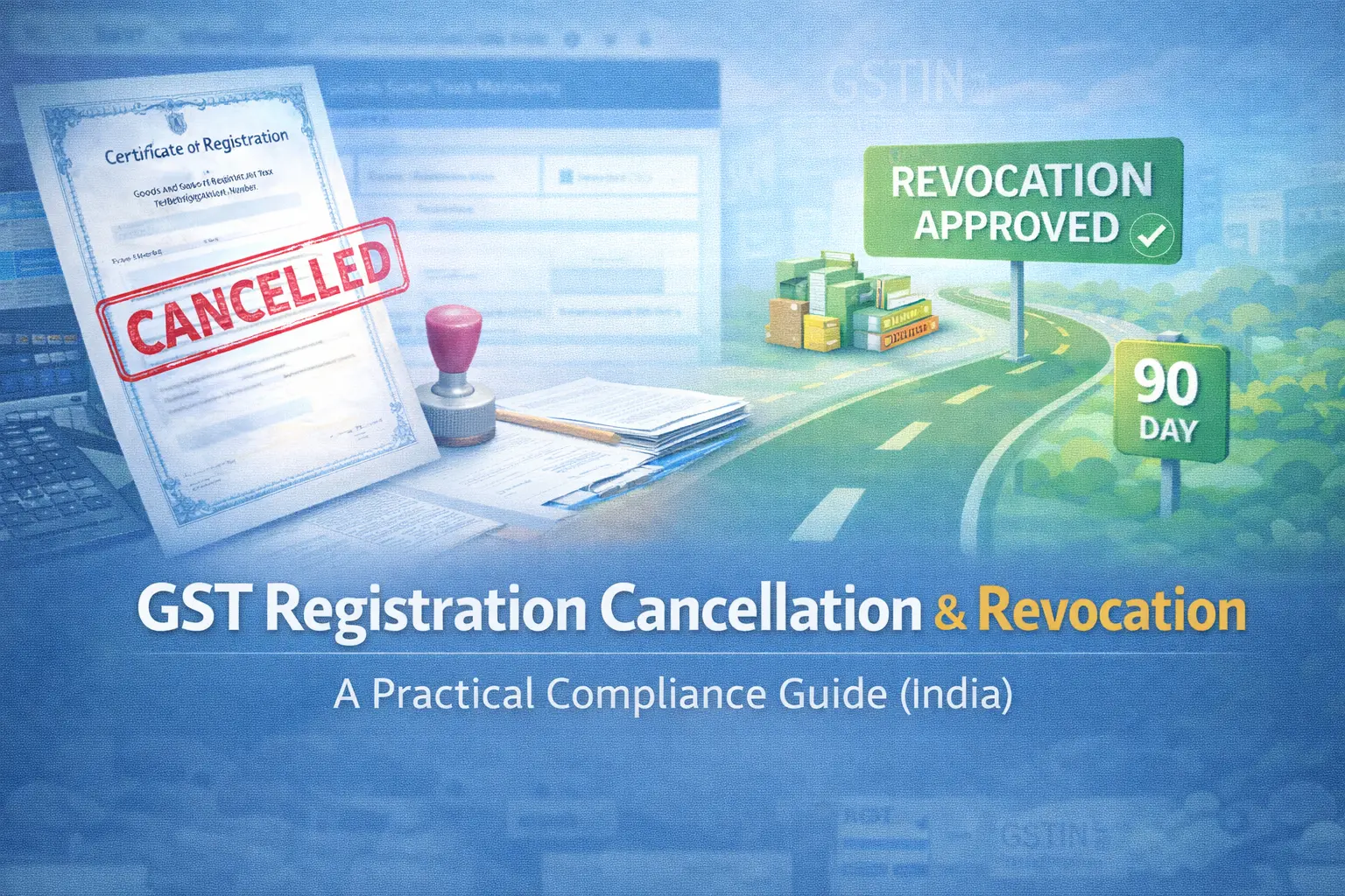 GST Registration Cancellation & Revocation (India): A Step-by-Step Practical Guide