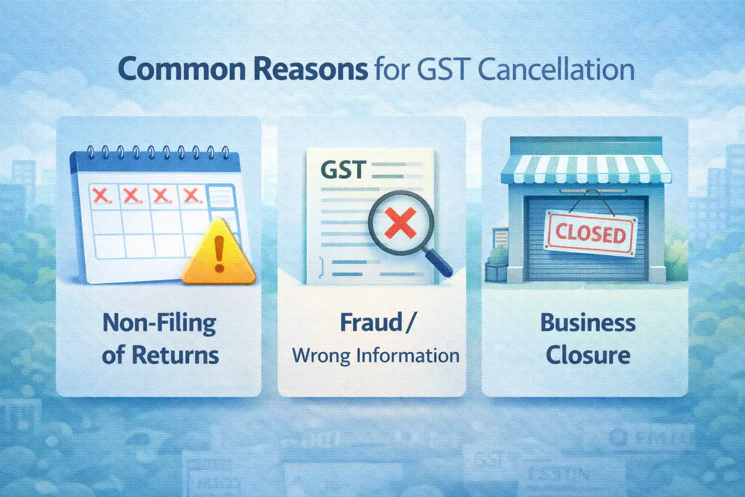 gst cancellation
