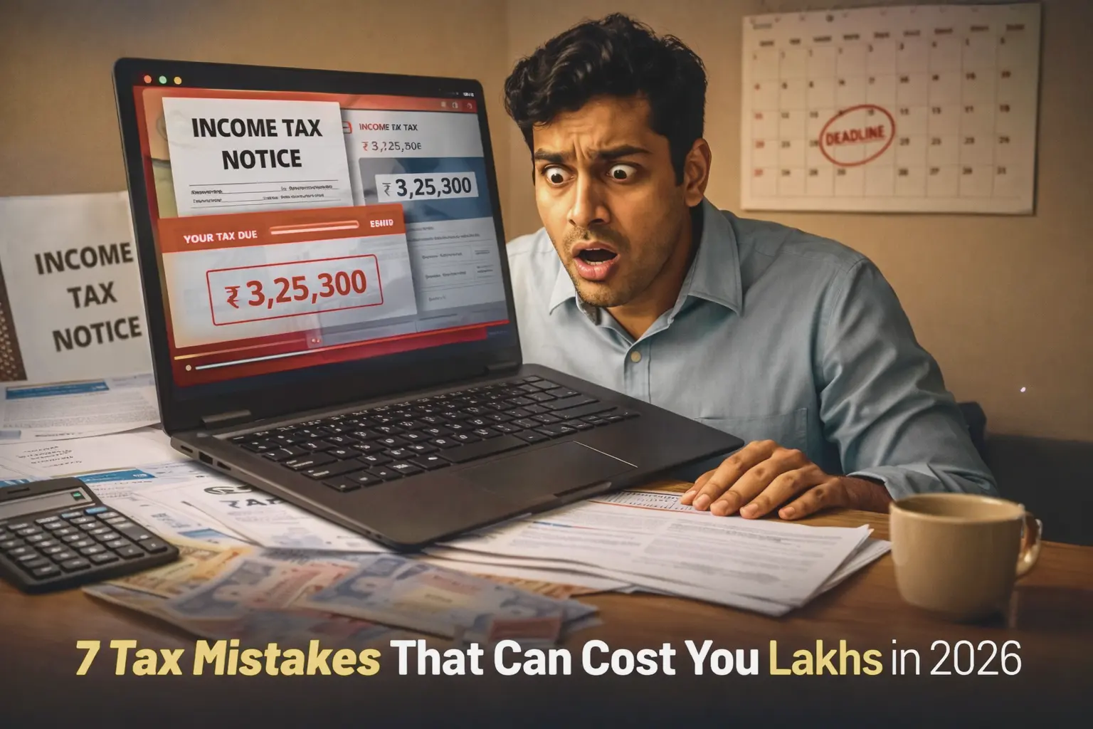 7 Tax mistakes in India 2026 that can cost you lakhs