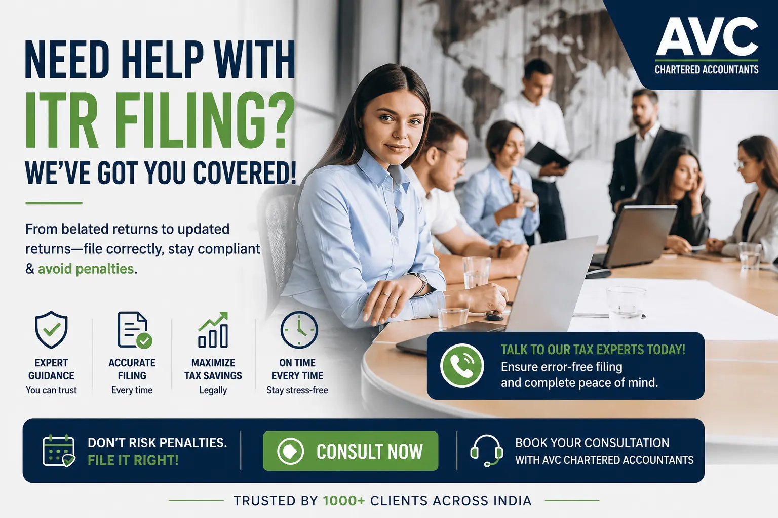 how avc help with itr filling ?
