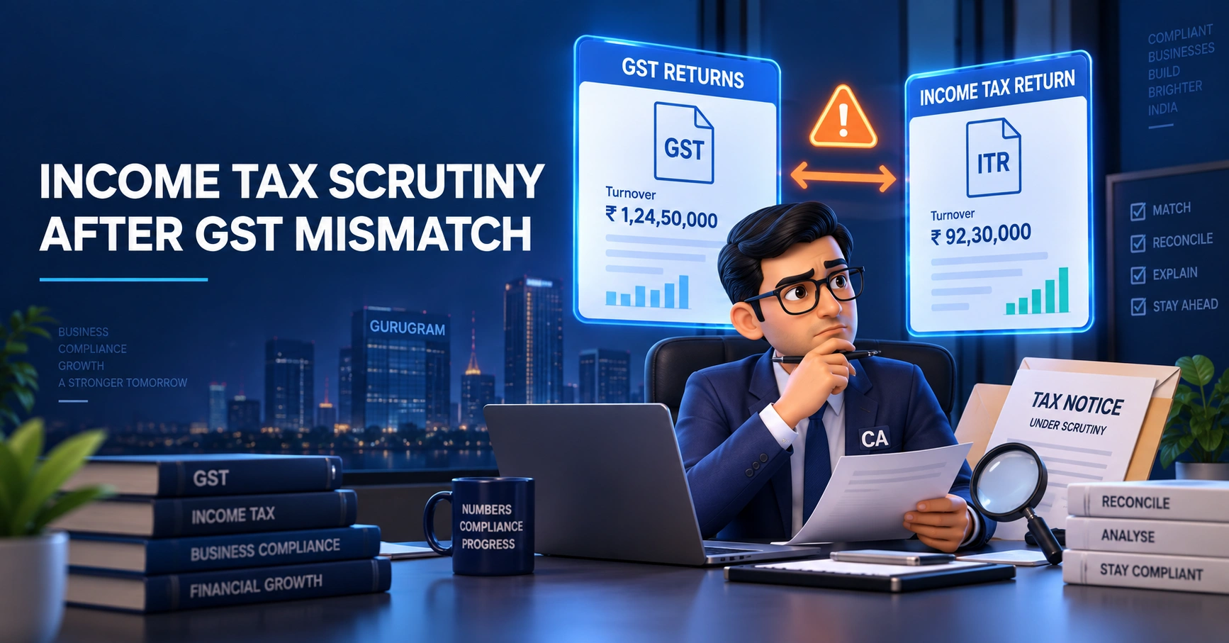 Income Tax Scrutiny After GST Mismatch